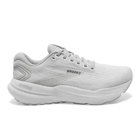 Women's Brooks Glycerin 21, White/White/Grey, 6.5 B Medium