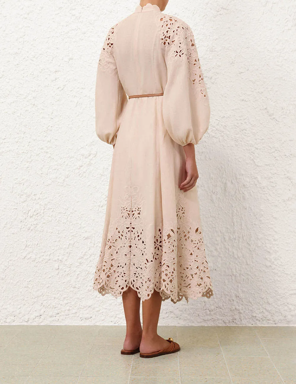 Wylie Embroidered Billow Dress